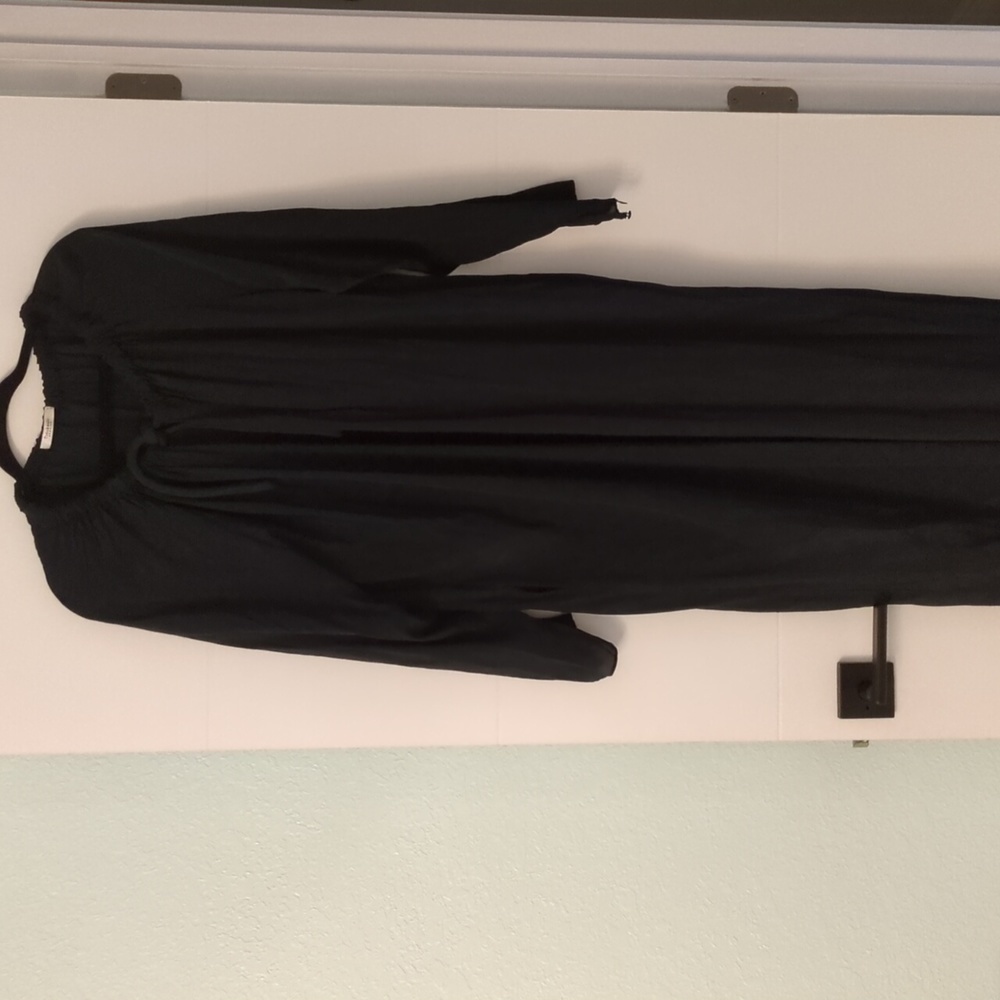 Totokaelo modest black minimalist contemporary avantgarde maxi dress